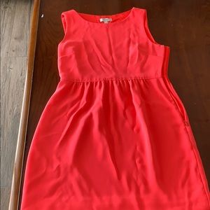 Coral J Crew Dress
